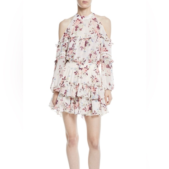 Misa Farren cold shoulder dress size S - Picture 1 of 4